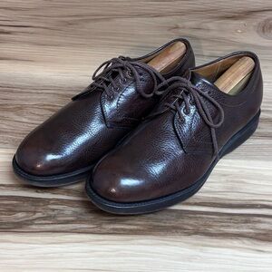 Alden 310 men's brown plain-toe blucher oxford size 9